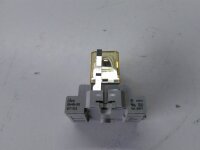 Idec relay 4 changeover contact RH4B-ULDC24V with socket...