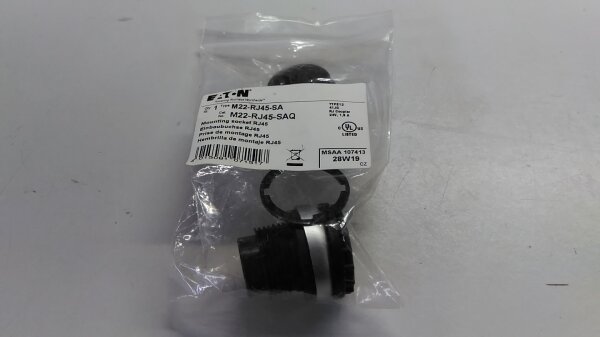 Eaton M22-RJ45-SA built-in socket, RJ45 socket, 8/8, Cat. 5e