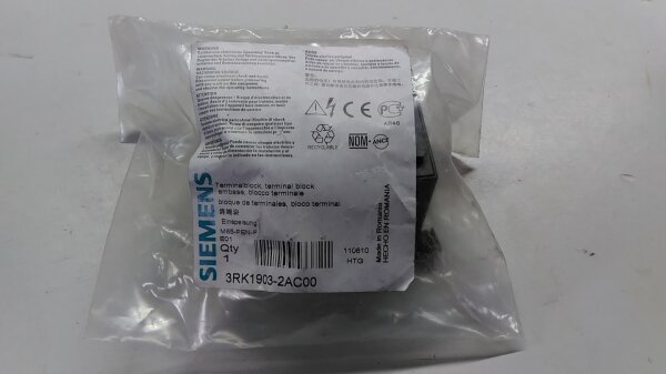 SIEMENS 3RK1 903-2AC00 65MM TERMINAL BLOCK PEN FOR ET200S