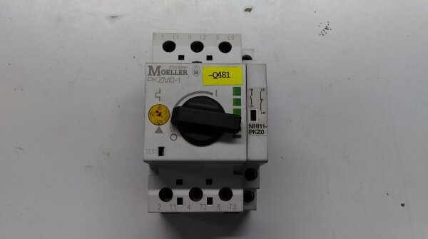 Moeller motor protection switch / circuit breaker / 0.63A-1.0A / PKZM0-1