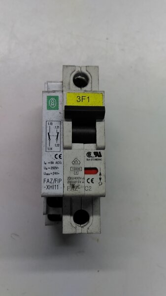 Moeller EATON C2A FAZ-C2/1 automatic circuit breaker circuit breaker C2 1-pole