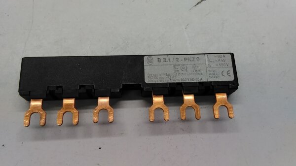 Moeller three-phase rail block 63A 6kV 690V B3.1/2-PKZ 0