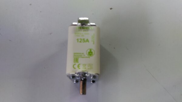 SIEMENS Sicherungseinsatz NH00 125A 500V aM 3ND1832 1STK
