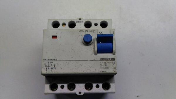 Schrack FI circuit breaker (RCD) type AC-G 40/4/003 BD 024153