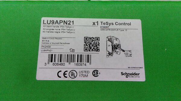 Rotary drive Schneider Electric LU9APN21 TeSys U IP54 black