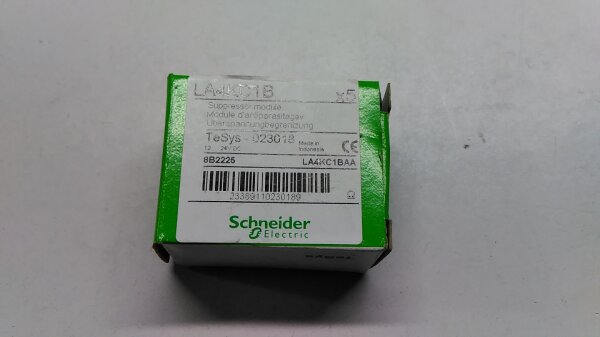 Schneider Überspannungsschutz LA4KC1B - für die TeSys K-Serie, 12 – 24 V DC 1STK