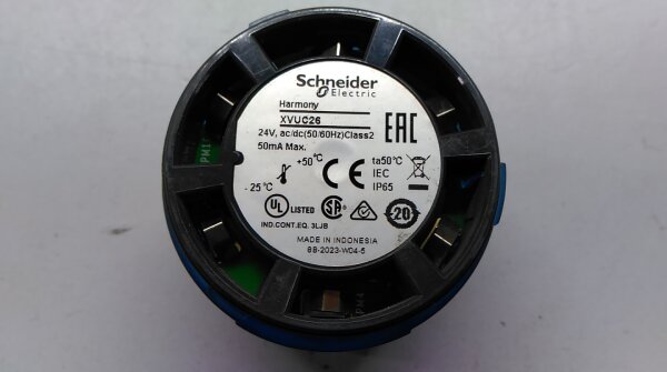Schneider Electric Leuchtelement XVUC26 IP65 blau Optisch Leuchtelement