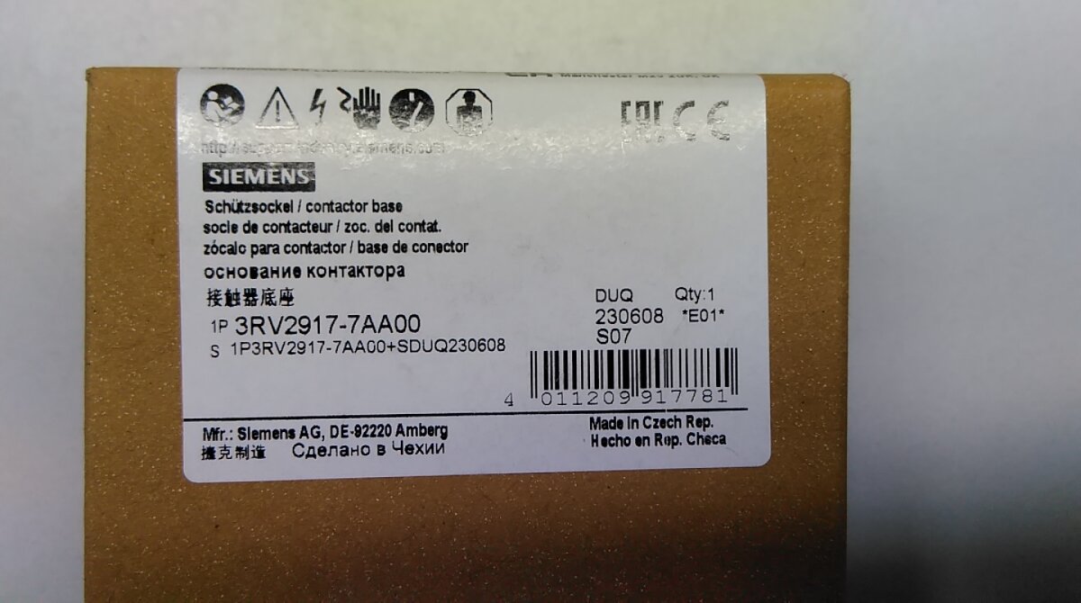 3RV2917-7AA00 Siemens, General Accessories