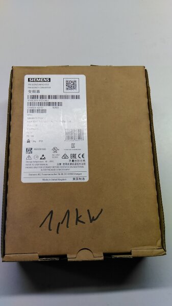 Siemens Sinamics frequency converter 1.1kW 6SL3210-1PE13-2AL1