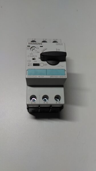 Siemens 3RV1021-0HA10 circuit breaker 0.55-0.8A