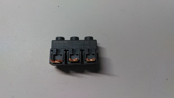 Siemens 3-phase feed terminal 3RV2925-5AB 3-phase feed terminal 3-pole gray