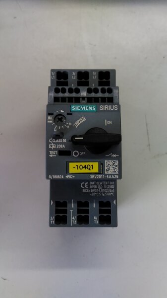 Siemens circuit breaker 3RV2011-4AA25 circuit breaker 11-16A auxiliary switch