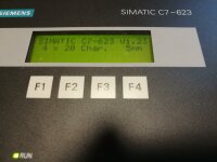 Siemens Simatic C7 623 6ES7623-1AE01-0AE3 CPU with Operator Panel HM