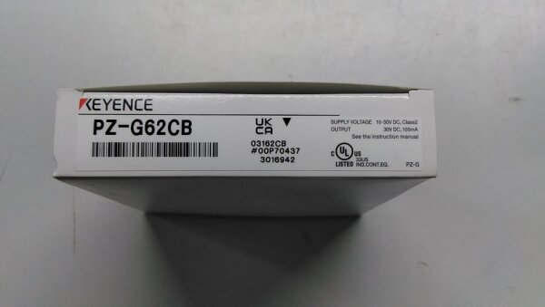Keyence PZ-G62CB photoelectric sensor