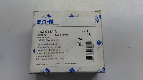 Eaton Leitungsschutzschalter FAZ-C13/1N LS-Schalter 278672