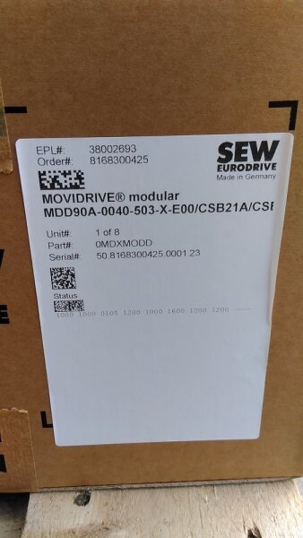 SEW EURODRIVE MDD90A-0040-503-X-E00/CSB21A/CSB21A 2x option card CSB21A
