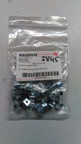 Murrplastik MP87601004 Shielding Clip Type SC-EMV / MSC-EMV 25pcs