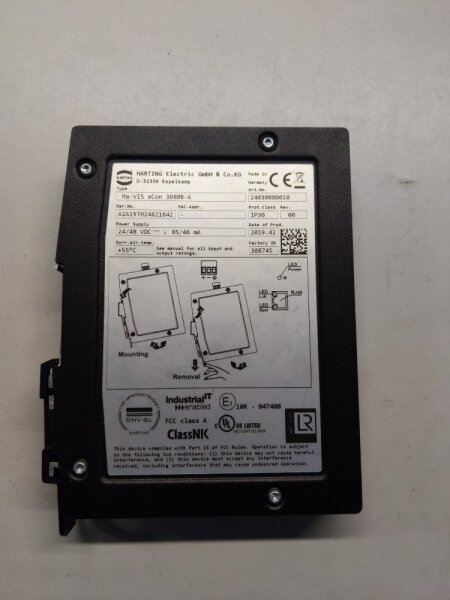 Harting Industrial Ethernet Switch 24030080030 Ha-VIS eCon 3080B-A-P