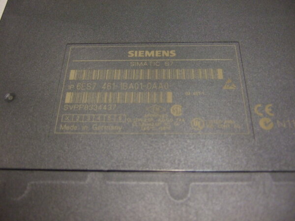 Siemens Simatic S7 400 IM461 Anschaltbaugruppe 6ES7461-1BA01-0AB0 interface mod.