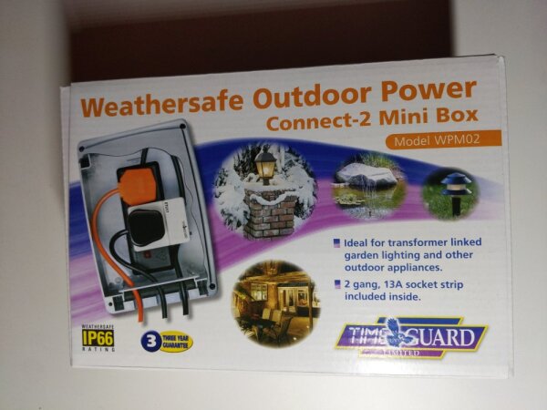 Timeguard WPM02 Weathersafe Connect-2 Mini Outdoor Elektrische Anschlussdose