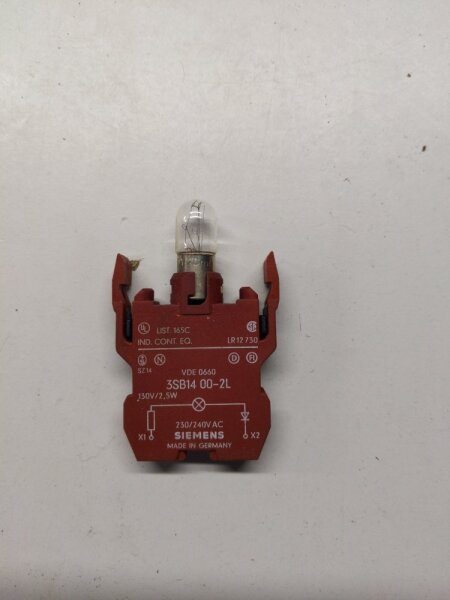 SIEMENS 3SB1400-2L lamp holder