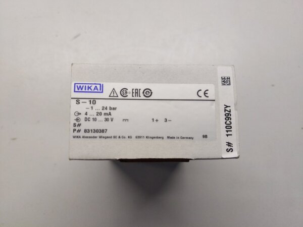 WIKA S-10 Pressure Transmitter