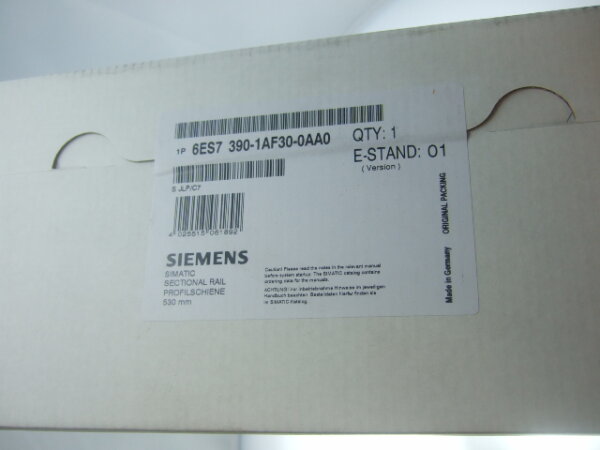 Siemens Simatic S7 6ES7 390-1AF30-0AA0 Profilschiene 530mm 6ES7390-1AF30-0AA0