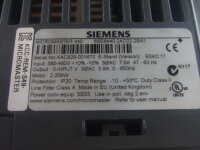 Siemens Micromaster 440 6SE6440-2AD22-2BA1 Frequenzumrichter 2,2kW 3AC 400-480V